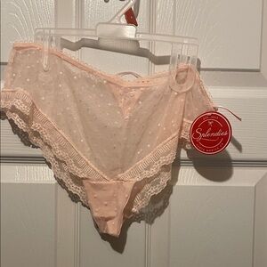 Splendies Blush Lace Dot Panties
